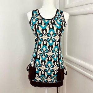 vintage 70s gogo girl mini dress